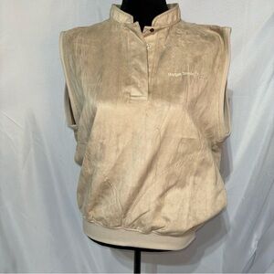 Women’s Zero Restriction Microsuede Golf Outerwear Vest Size S